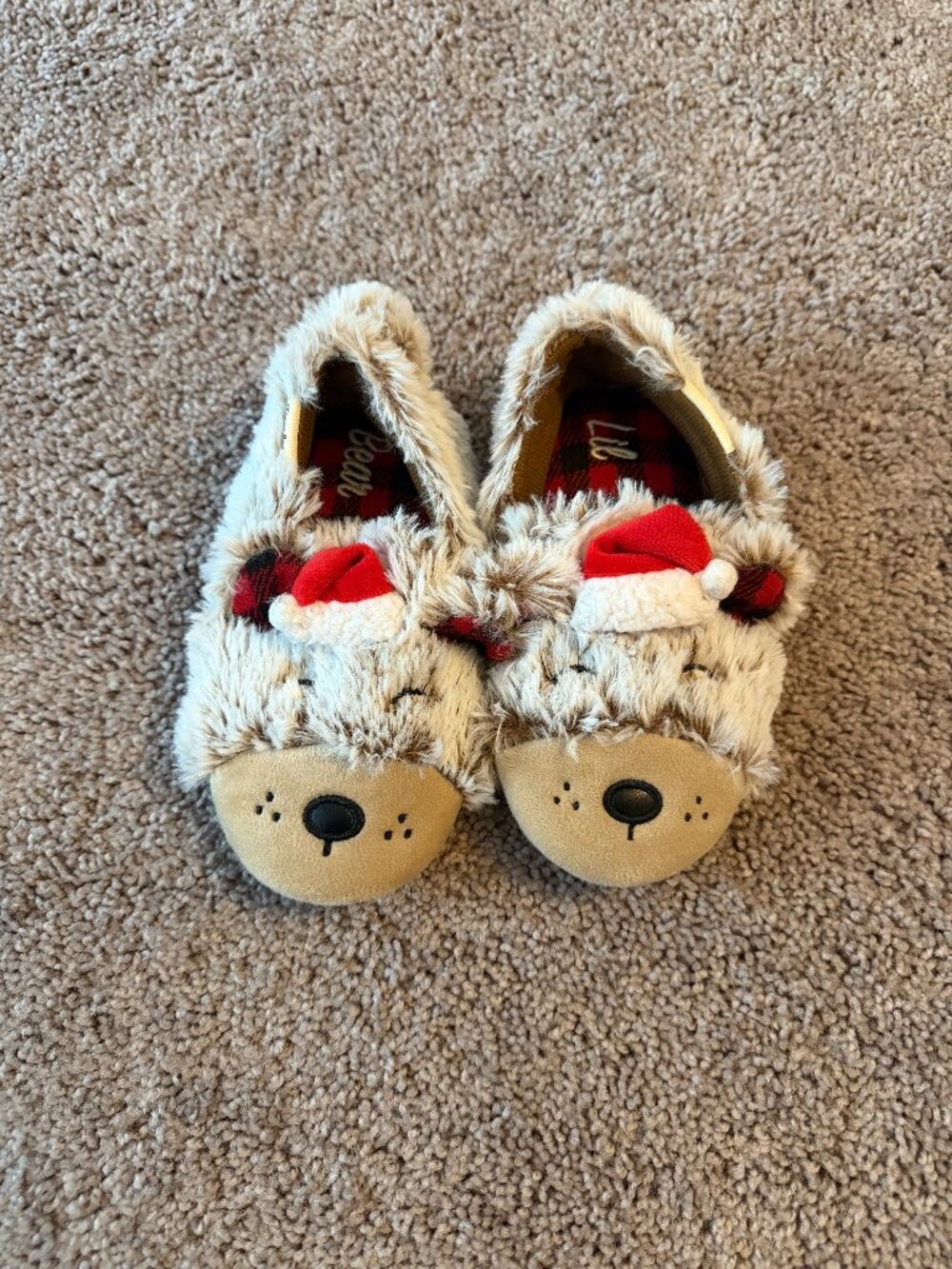 Toddler Winter Bear Slippers - 11/12